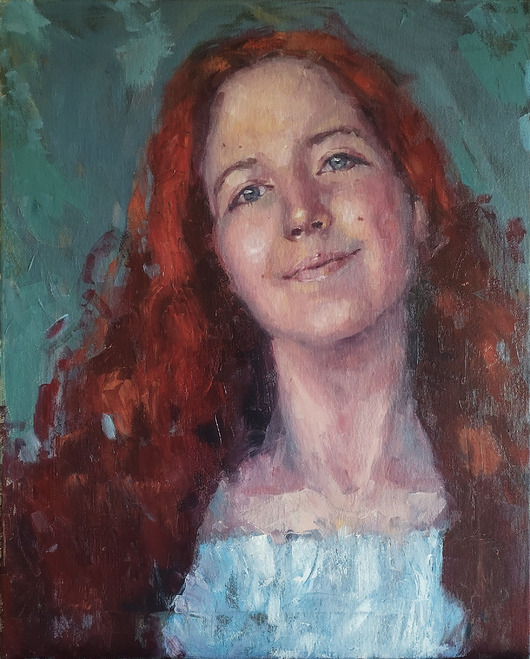 obrazy Portret olejny na zamówienie 40x50