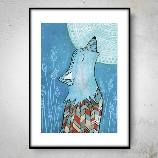 WILK plakat 50x70cm muamua design
