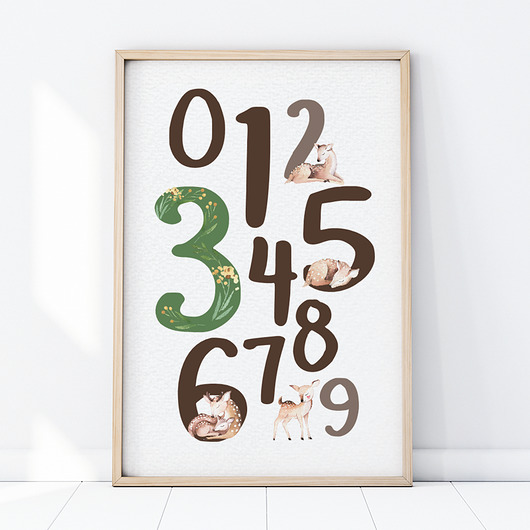 PLAKAT CYFRY P121 Yoko Design