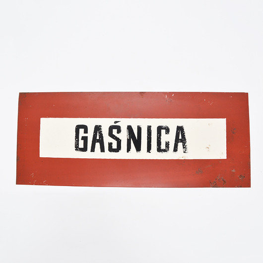 plakaty Plakat Tablica informacyjna GAŚNICA, Polska, lata 70.