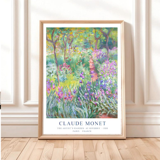 plakaty PLAKAT Claude Monet, ogród w Giverny