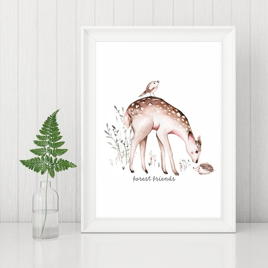 plakaty Plakat. Leśne przygody, sarna