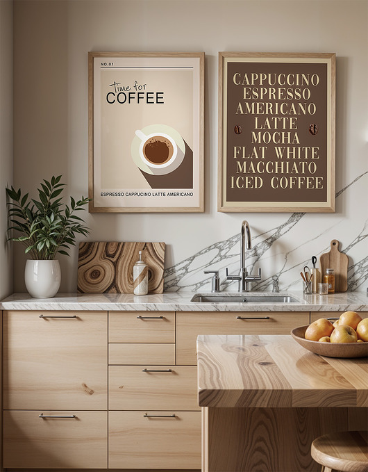 plakaty Zestaw plakatów - Kawa  2części (set260)