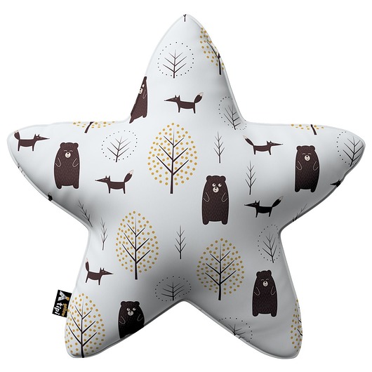 Poduszka Lucky Star Yellow Tipi