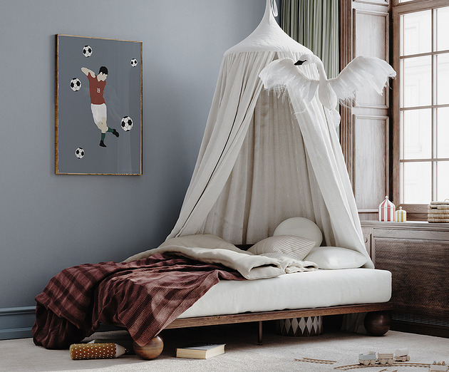 obrazy i plakaty do pokoju dziecięcego Plakat dla dzieci Soccer