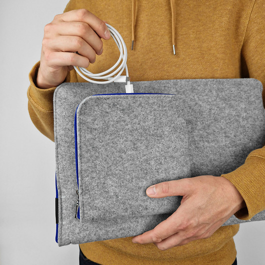 etui na laptopa FILCOWE ETUI NA LAPTOPA niebieski zamek
