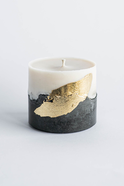 Świeca LUVO Como Złota S Luvo Candles
