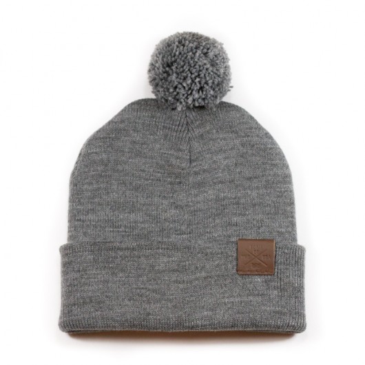 ANYWAVES Pom Beanie (grey) anywaves