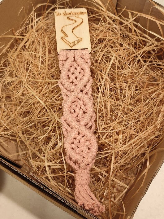 zakładki do książek Zakładka do książek handmade makrama na prezent