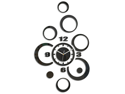 Zegar ścienny Alladyn Czarny ModernClock