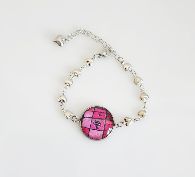 bransoletki - inne 6856 Urocza bransoletka z kotkiem - Idealna dla kociarzy!