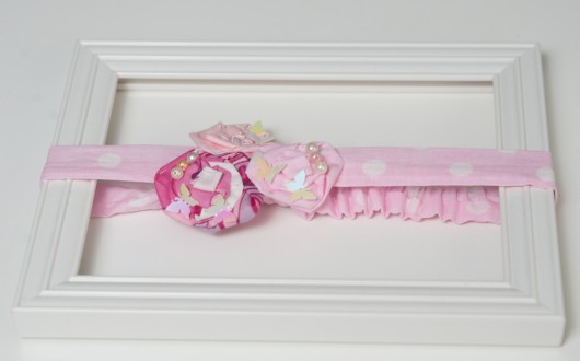 Opaska Kwiatki Róż LalaShop