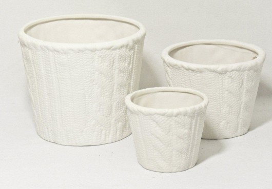 Komplet osłonek White Sweater MIA home