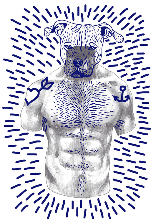 grafiki i ilustracje Dogman
