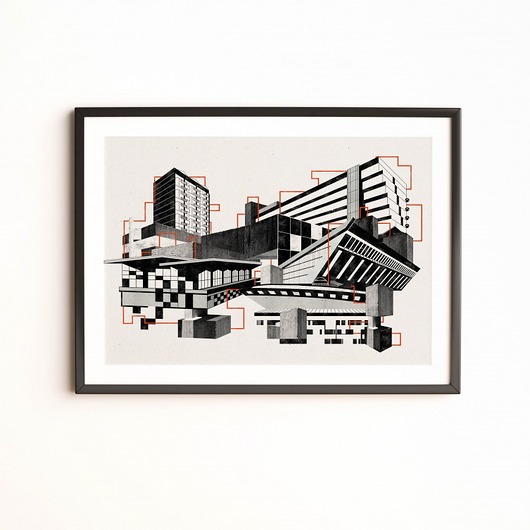grafiki i ilustracje Brutalizm