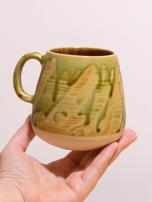 kubki Prosty Większy Kubek (400ml) - pistacja