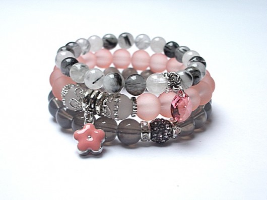 Peach and grey /12-2014/  KiKa pracownia