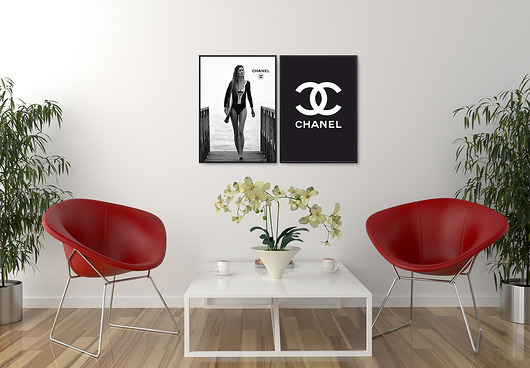 Plakaty Fashion, Chanel Pas De LArt