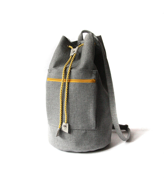  worek plecak - grey&yellow - zamówienie elfagado