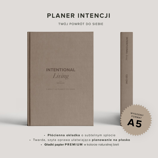 kalendarze i plannery PRZEDSPRZEDAŻ Planer Intencji Intentional Living