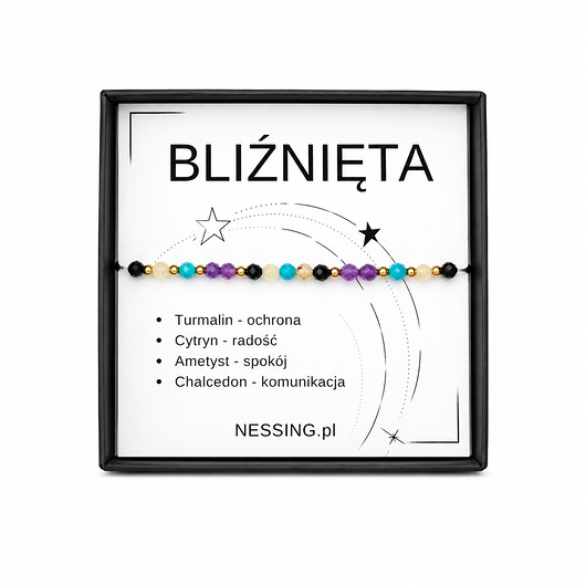 bransoletki złote BLIŹNIĘTA bransoletka zodiakalna