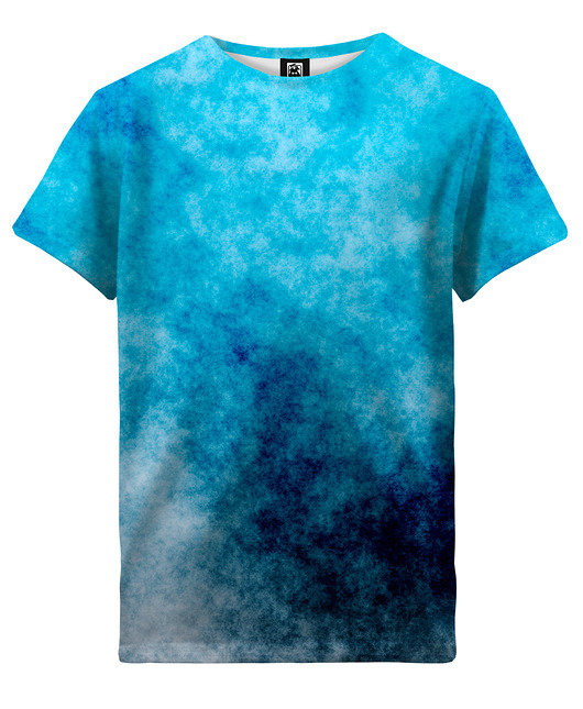 t-shirty dla chłopców T-shirt Boy DR.CROW Blue Grunge