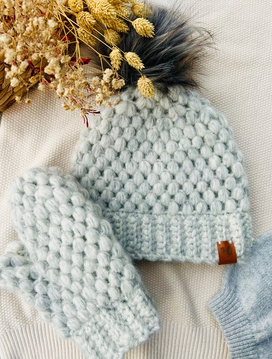 czapki damskie Czapka rękawiczki