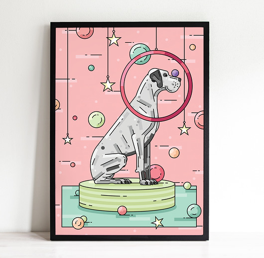 grafiki i ilustracje Dog II