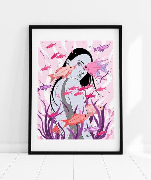 grafiki i ilustracje Sea me