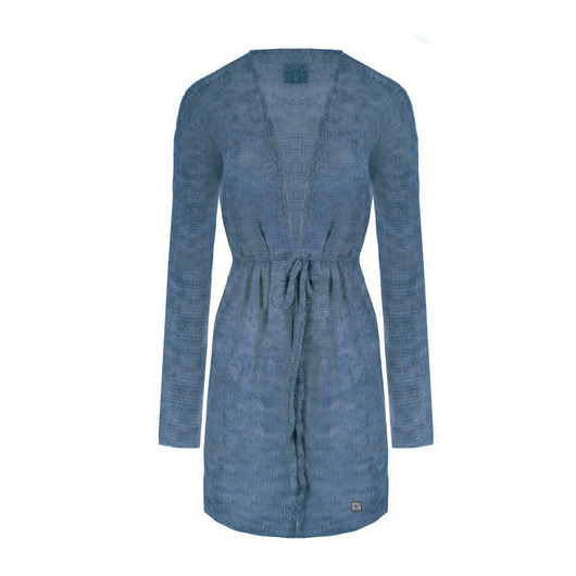 Lekki sweter mgła z paskiem Helen jeansowy YOU by Tokarska