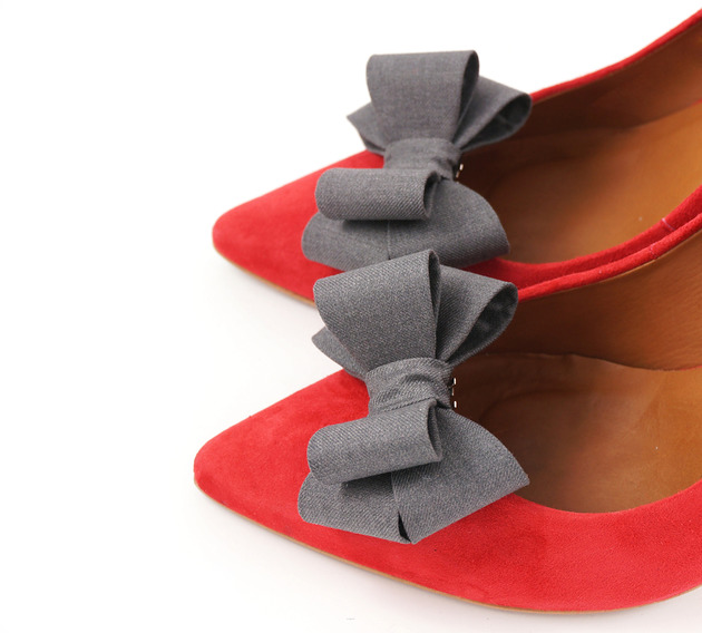 Kokardki do butów Coquet 3D - Elegant Grey Coquet