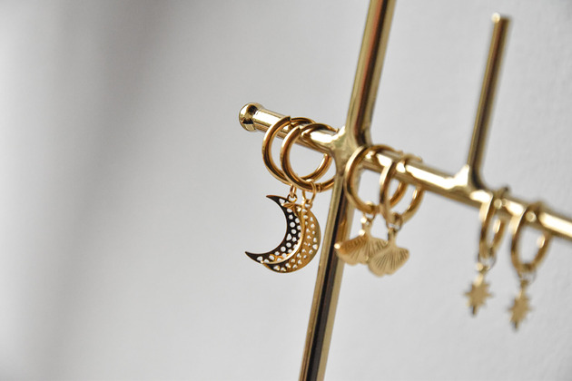 kolczyki - inne Kolczyki z półksiężycami