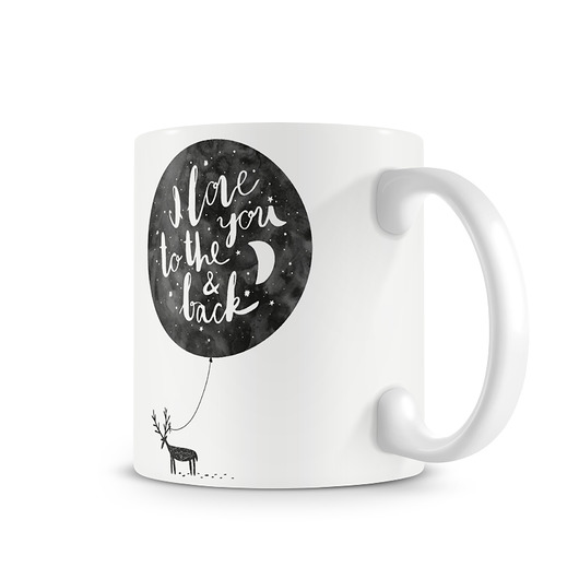 kubki Kubek 330 ml. i love you to the moon & back