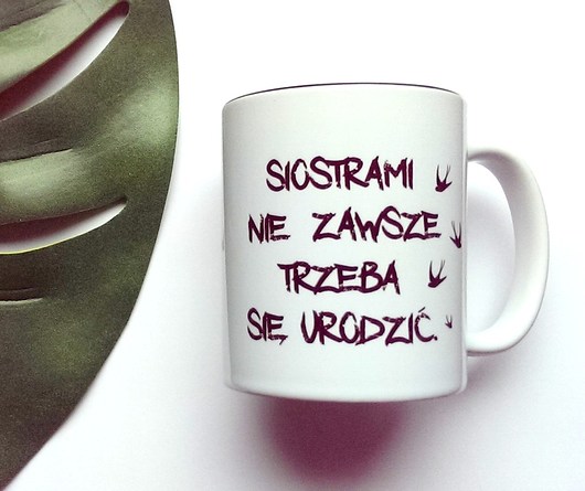 Kubek SIOSTRY z CZARNYM WNĘTRZEM FarrowDesign