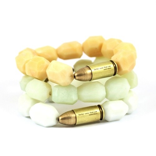 Better Wear Than Use- Bullet Bracelet Unikke Design