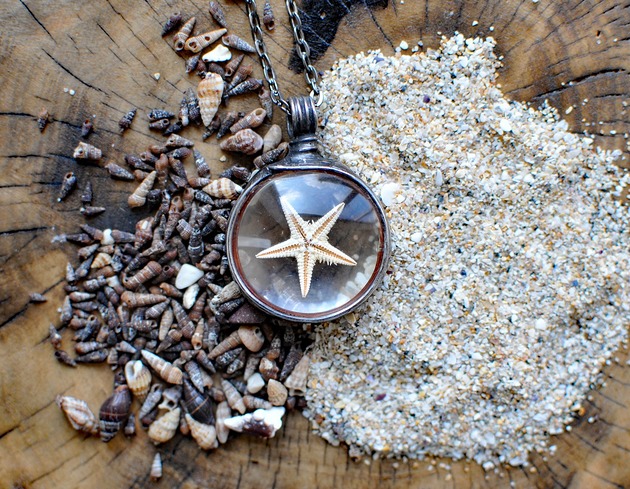 wisiory Rozgwiazda - morski wisiorek