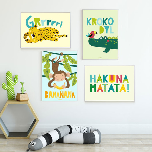 Komplet Plakatów A3  lilladecor