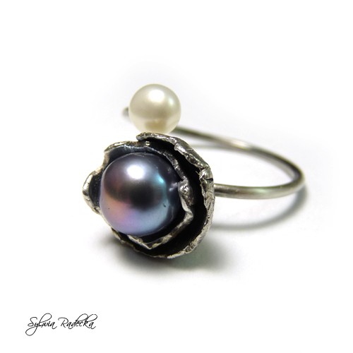 Pearl Bell ring - rezerwacja dla P. Agnieszki Radecka art