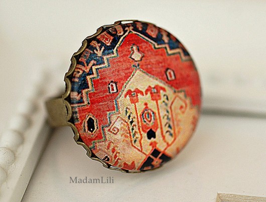 ♥ Orientalny dywan IV ♥ Pierścionek z brązu MadamLili