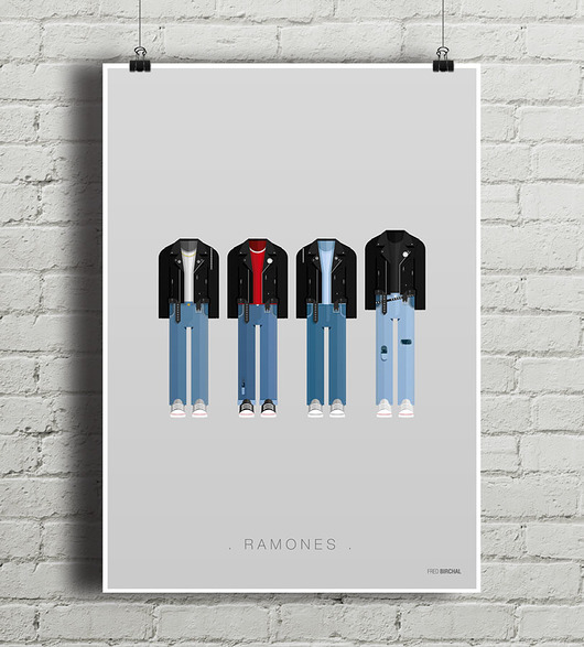 Ramones - plakat A2 minimalmill