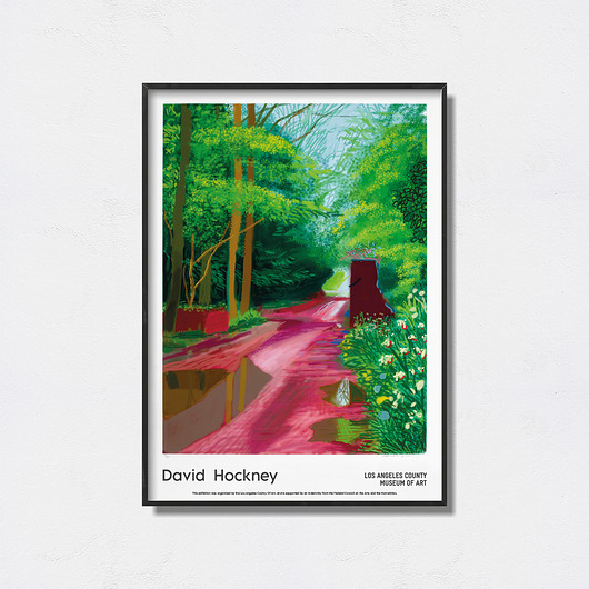David Hockney Exhibition Poster Pas De LArt