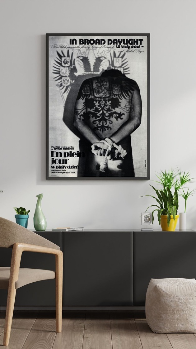 plakaty Plakat do filmu W BIAŁY DZIEŃ (In Broad Daylight), aut. Jakub Erol, 1981