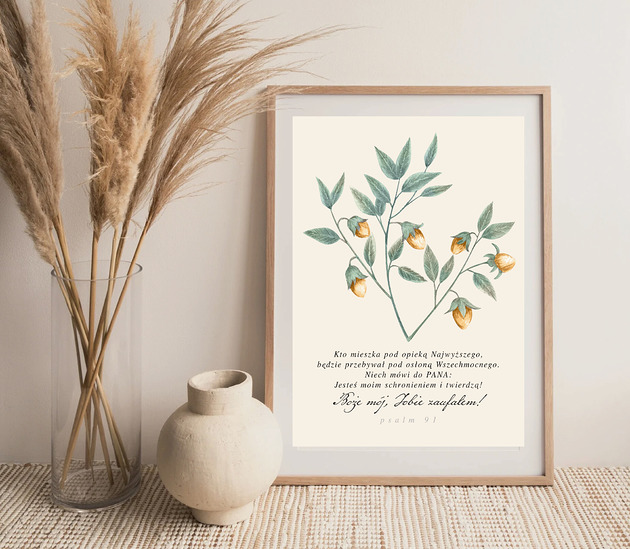 plakaty Plakat vintage Psalm 91