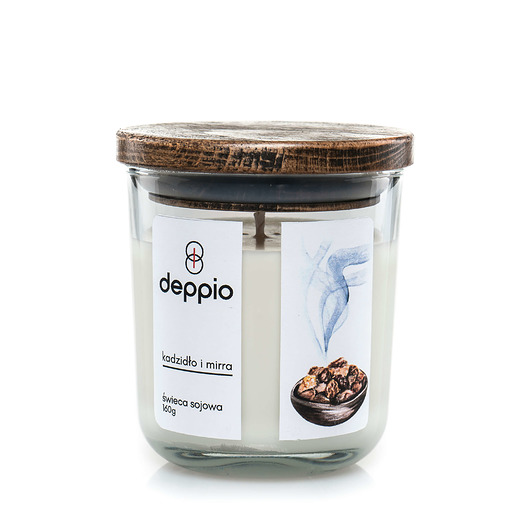 Świeca zapachowa - kadzidło & mirra 160g deppio