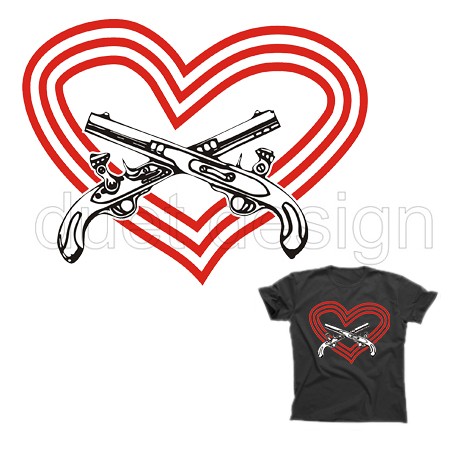 T-shirt P021 duet design Duet design
