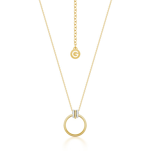 złote naszyjniki Naszyjnik circles gold