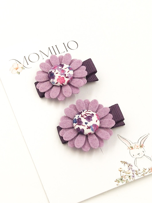 ozdoby do włosów dla dzieci Spineczki  do włosów kwiatki Anabell