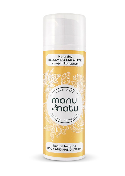 balsamy i masła do ciała Naturalny Balsam do ciała i rąk z olejem konopnym 150 ml