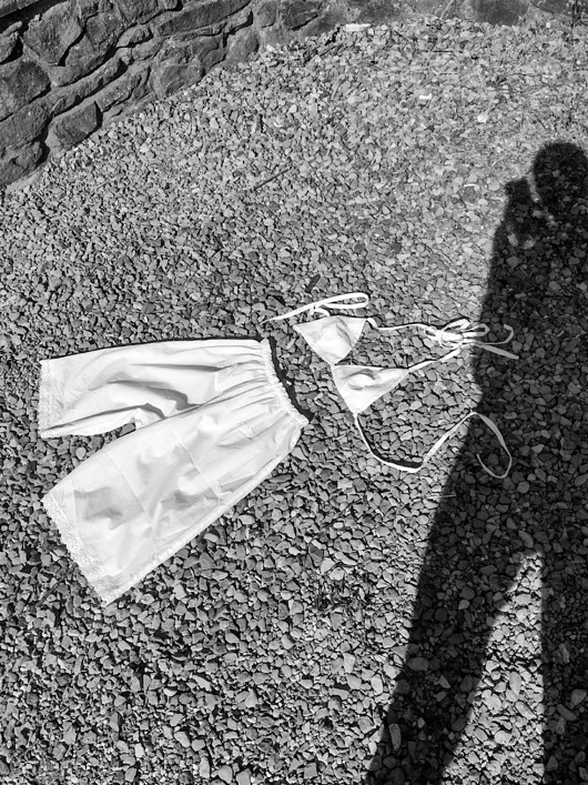 piżamy damskie GAJA set white
