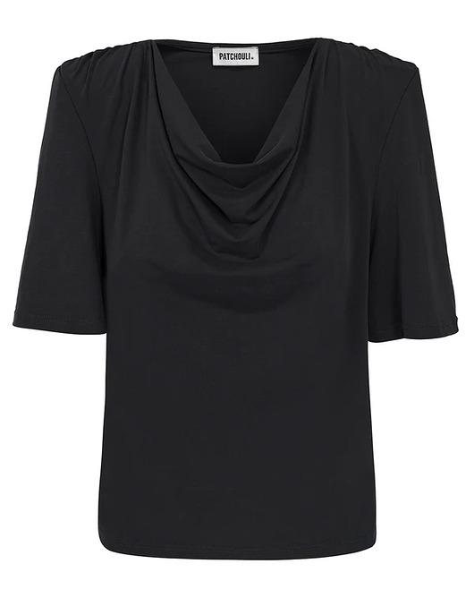 t-shirt damskie T-Shirt Wave modal black
